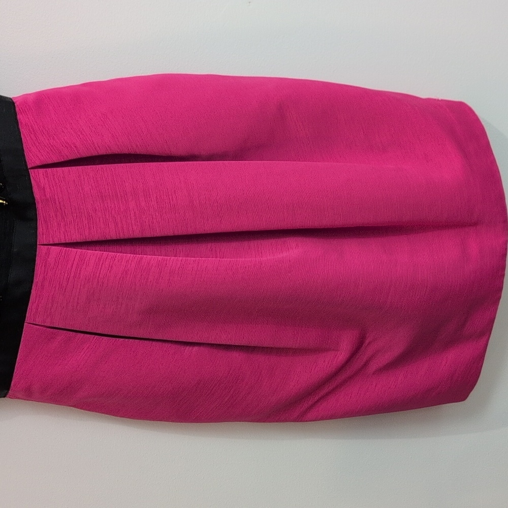 Eliza J Black and Pink Beaded Sheath Dress With Pockets! Size 6 - Picture 7 of 10